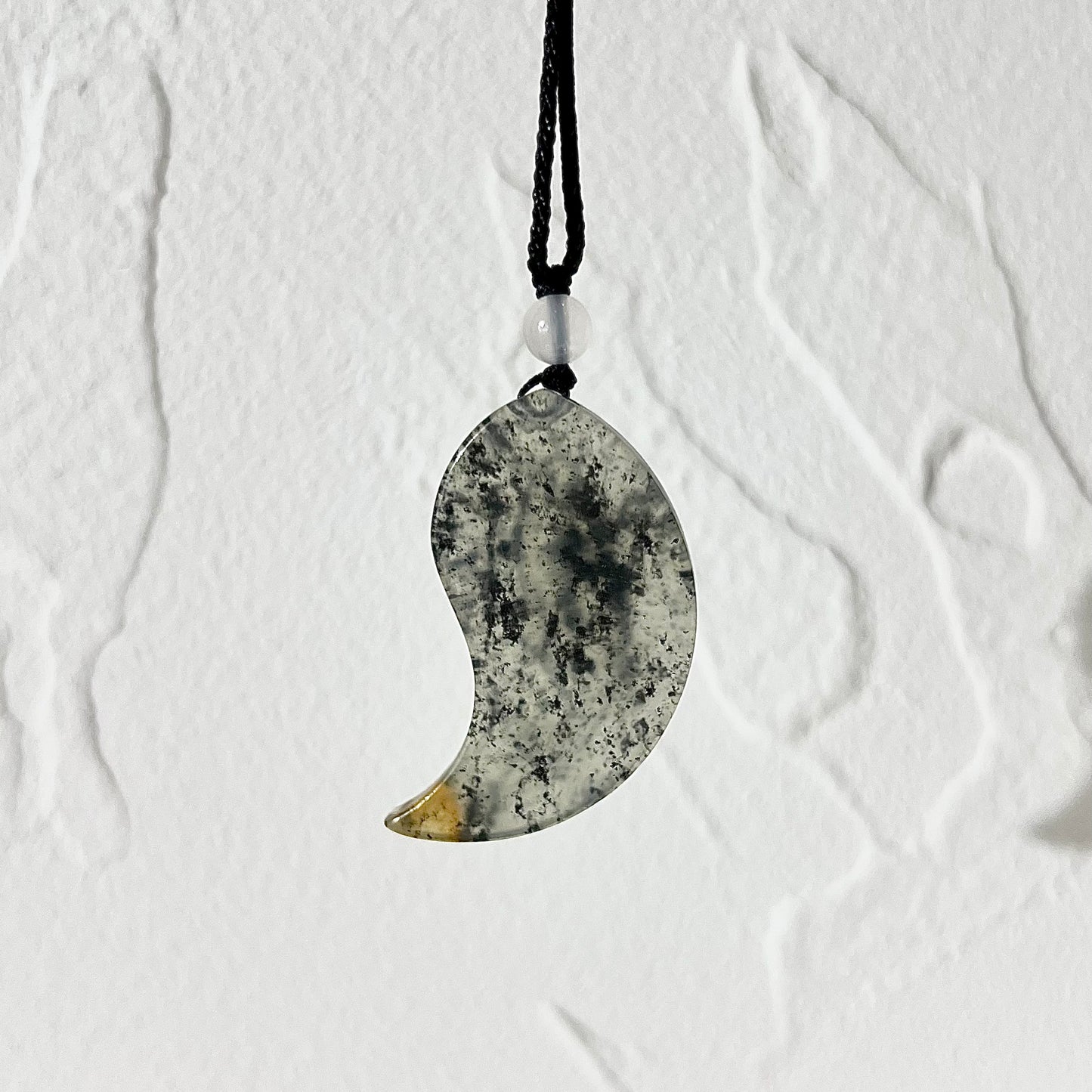 "Eternal Harmony" Handcrafted Double Fish Xiu Jade Pendant